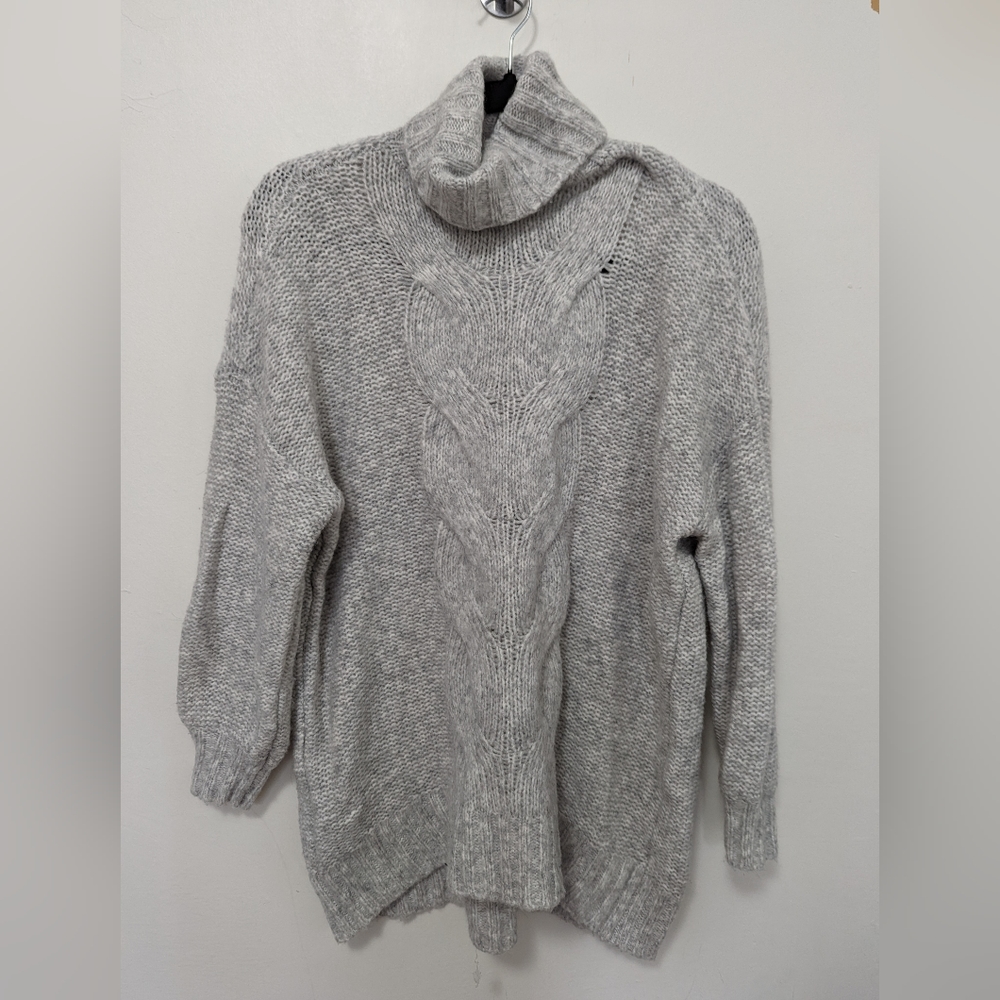 AERIE grey oversized turtleneck - S - wool blend